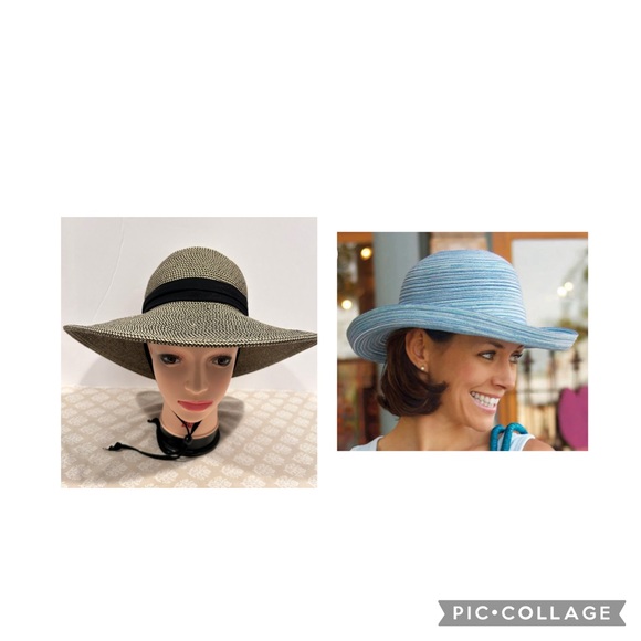 Women's Wide Brim Hats *both*. Wallaroo and Solar Escape - Picture 1 of 10